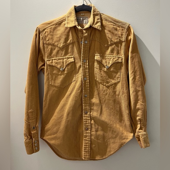 Vintage Ralph Lauren Western Wear Corduroy Shirt | RL Western Button Up | Size 4 - Picture 3 of 8